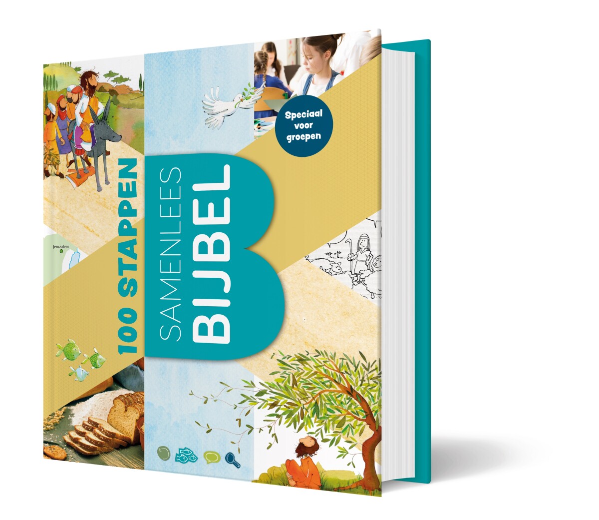 Nederlands Bijbelgenootschap - 100 stappen Samenleesbijbel