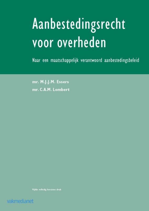 C.A.M. Lombert - Aanbestedingsrecht voor overheden