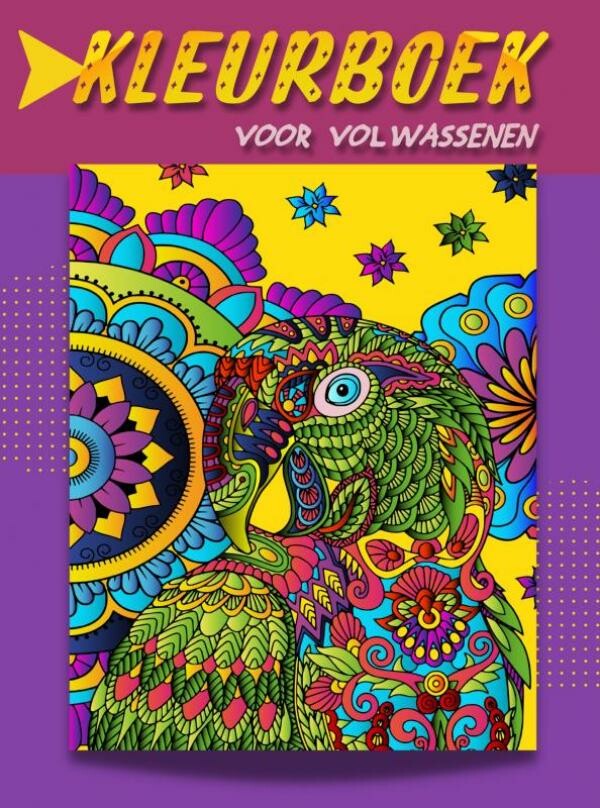 Kijker bron Glad Kleurboek voor Volwassenen :: Dieren Mandala"s | Mieke Stevens - Boeken.cafe